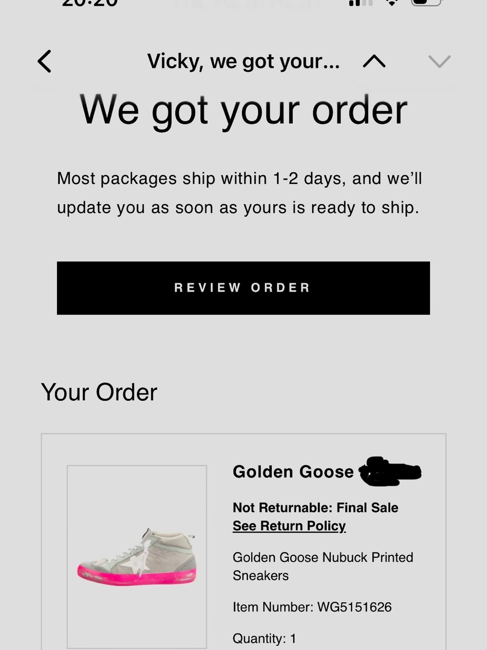 Golden Goose Nubuck Printed Sneakers - Picture 6 of 6